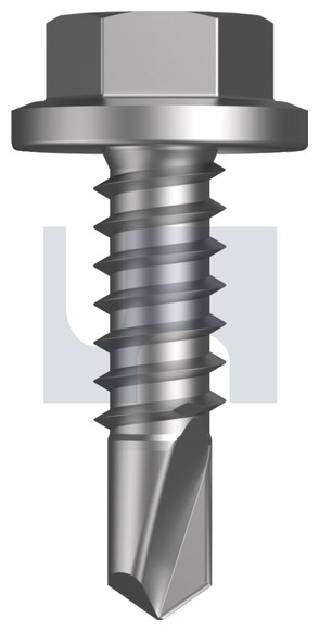 SCREW SDM HEX BARE C4 14-14 X 22 EVENING HAZE